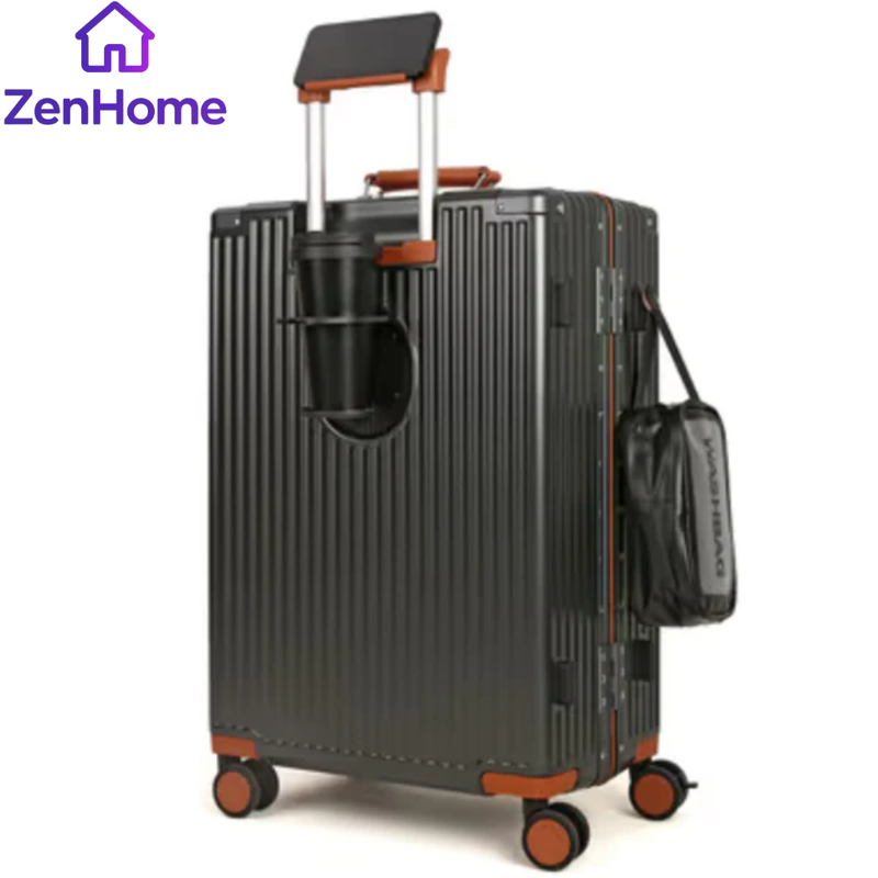 Kit Maleta de Viaje Pequeña 10 kg y Media 23 kg Policarbonato Capri Gris