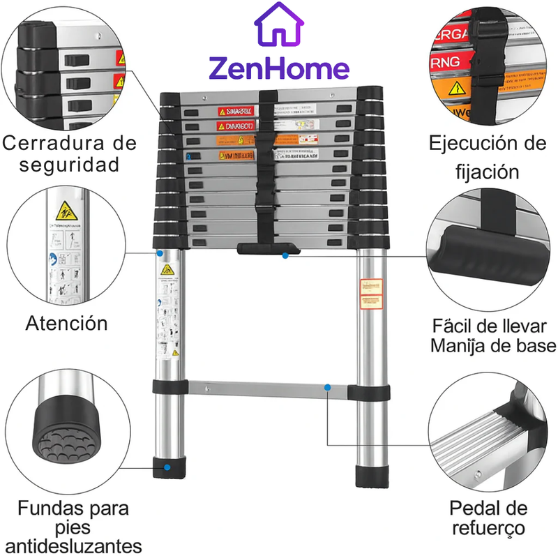 Escalera Telescópica - Zen Home