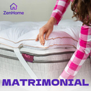 Pillow Top Magnum Pluma AirFiber -  MATRIMONIAL (1.60x2.00m)