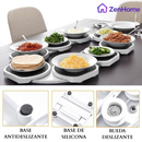 Bandeja Giratoria Extensible 360° para Mesa – Diseño Inteligente y Funcional